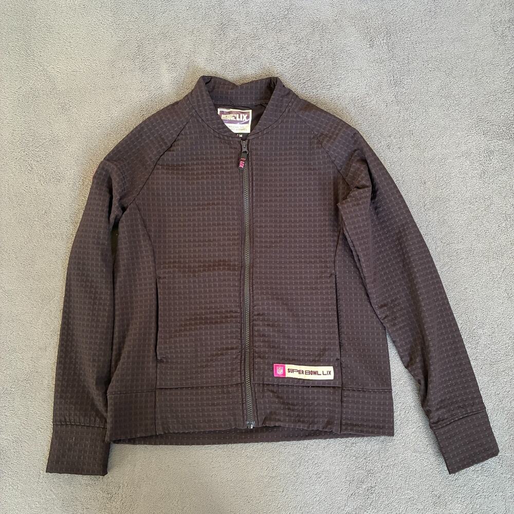 Super Bowl LIX Brown Official NFL Staff Thermal Bomber Jacket Women's Size M
